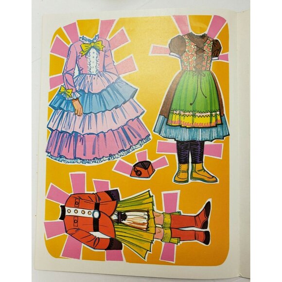 Shirley Temple Paper Dolls Unused 1976, Whitman Book Vintage unused - Picture 5 of 6